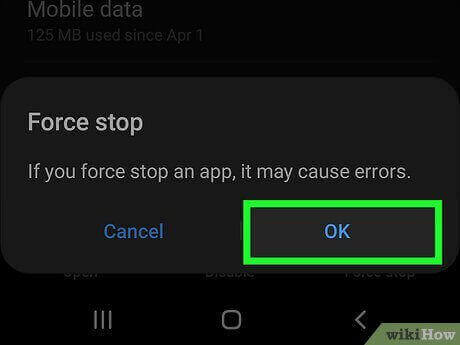 Force stop apps