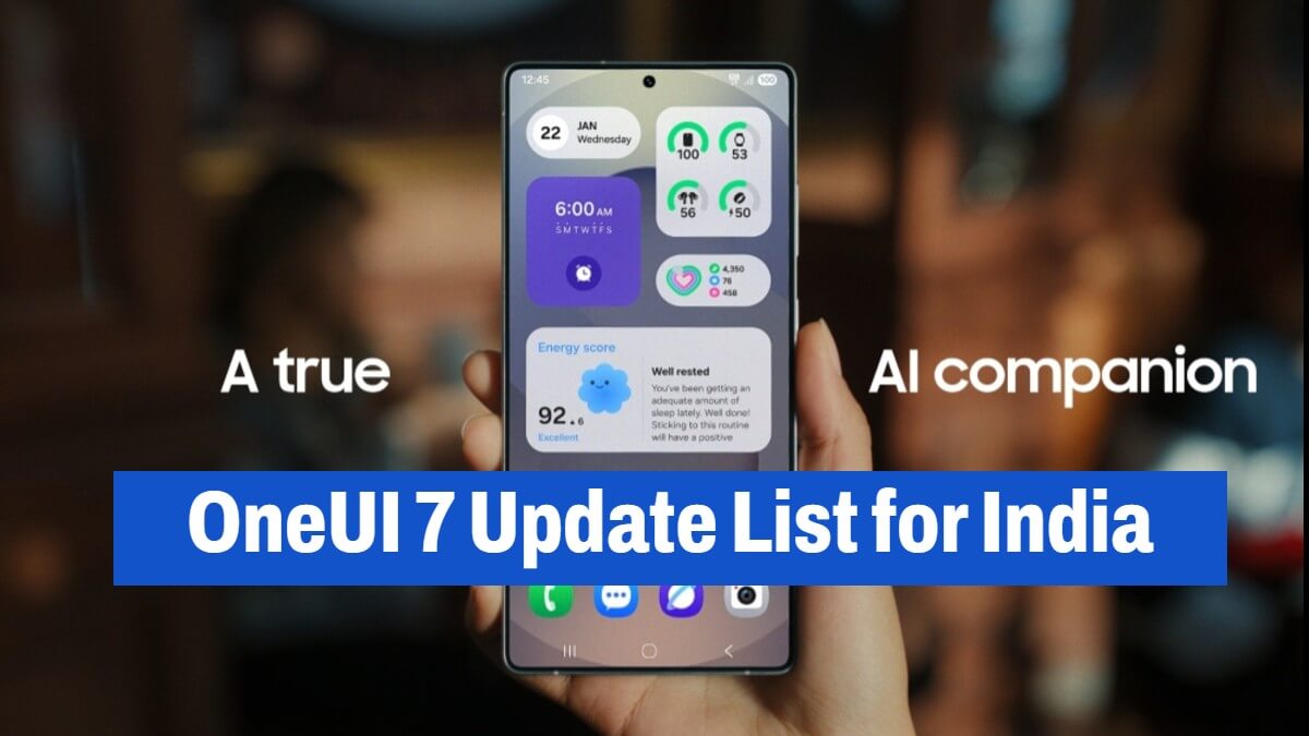 devices List for One UI 7 update